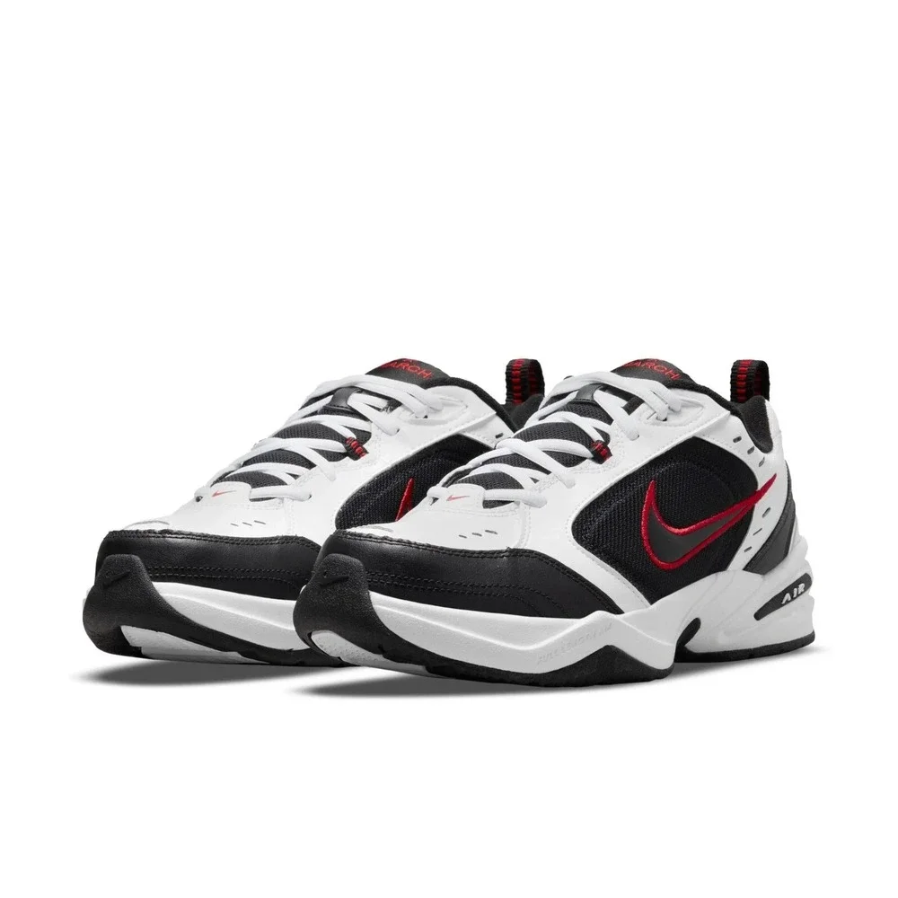 Nike Air Monarch IV 4 Men's Size 9 (4E) WIDE Black Red White Shoes 416355-101